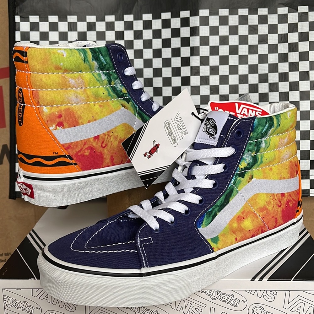Vans Multicolor High-Top Sneakers - Picture 9 of 16
